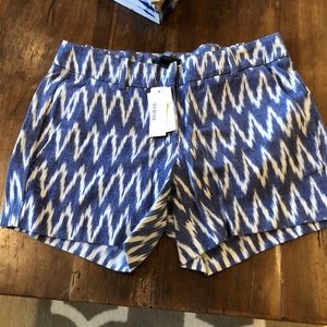 J crew Ikat shorts